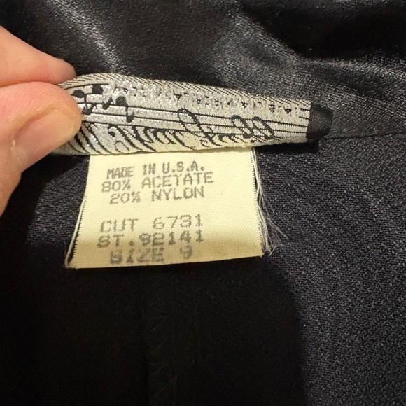 Vintage All that Jazz Black Skirt Set - Picture 8 of 14